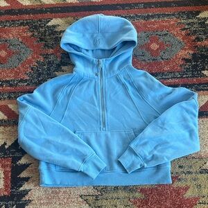 Scuba Oversized Half Zip Hoodie